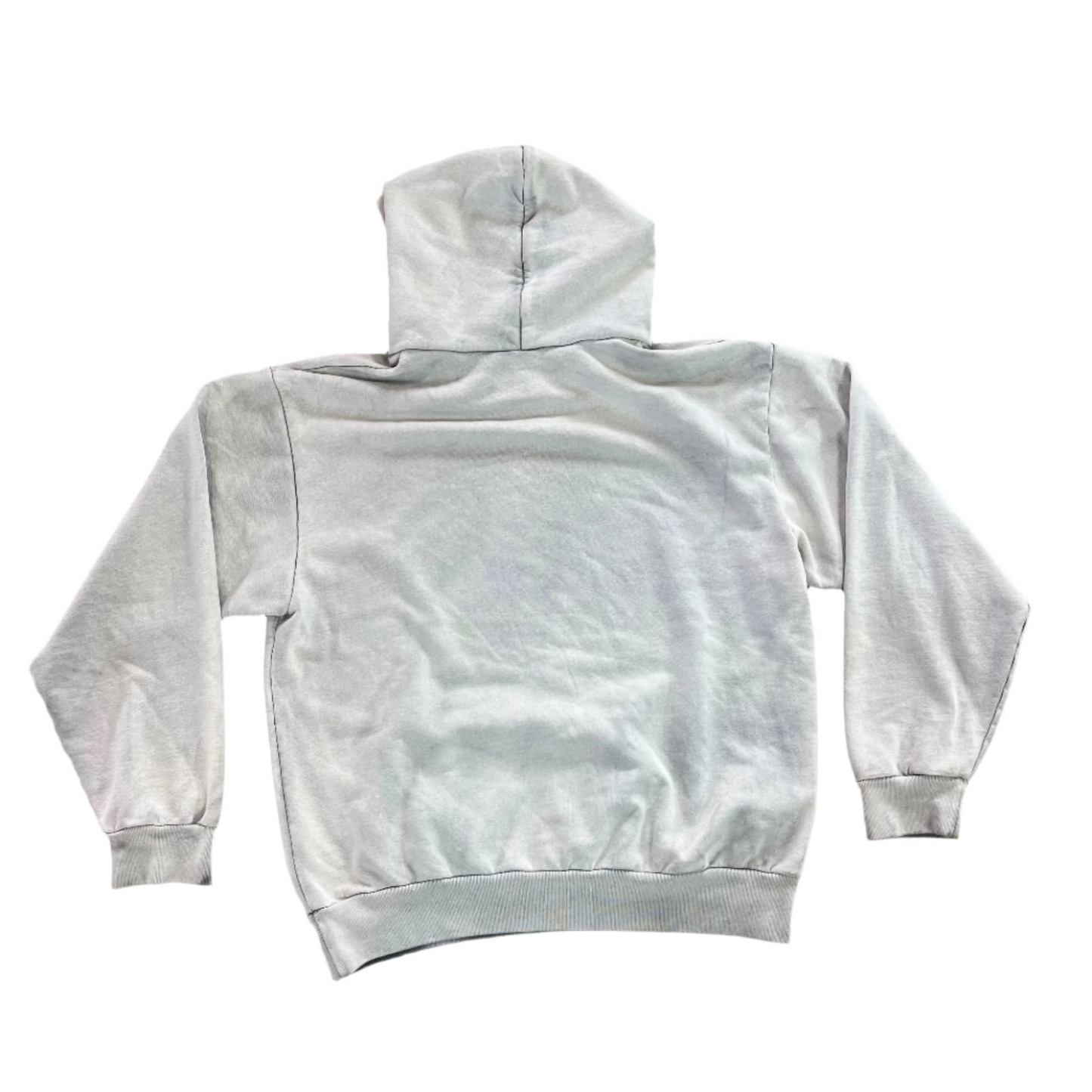 Heavy street hoodie distressed grey