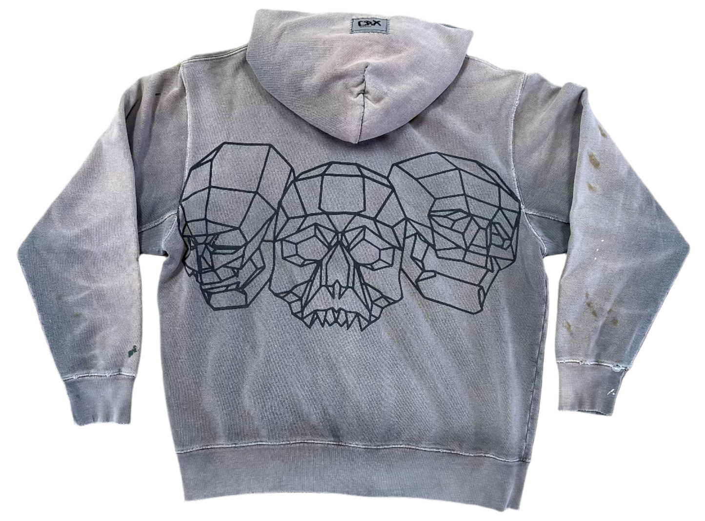 One of a Kind Trinity Skull Zip-up