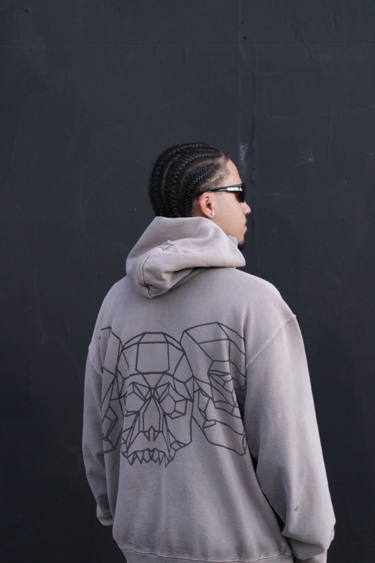 One of a Kind Trinity Skull Zip-up