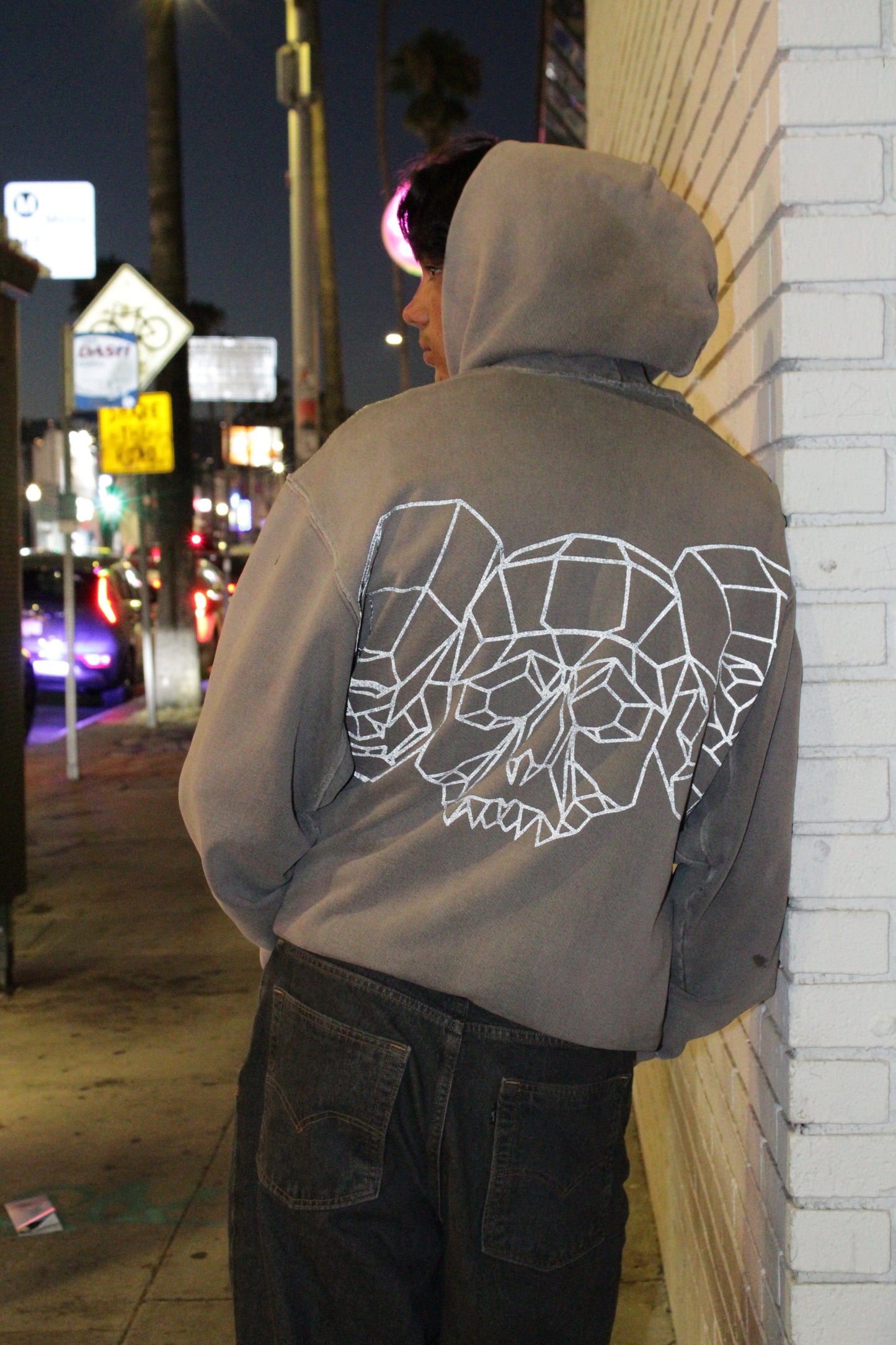 One of a Kind Trinity Skull Zip-up