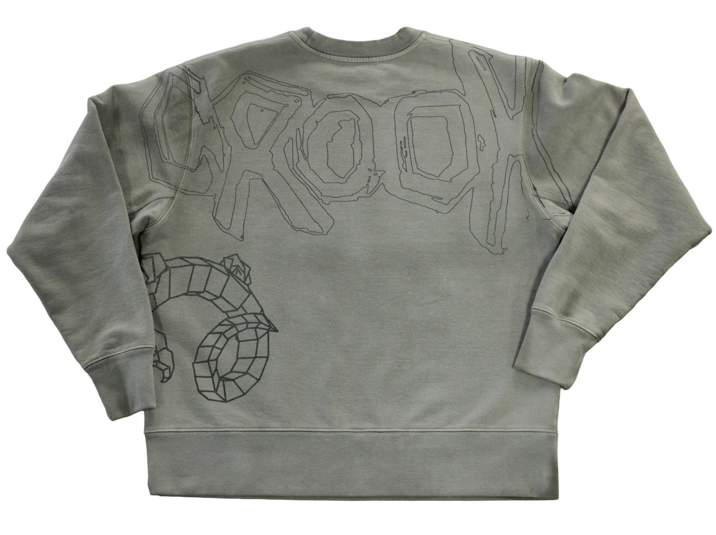 One of a Kind Ram Skull Crew-neck